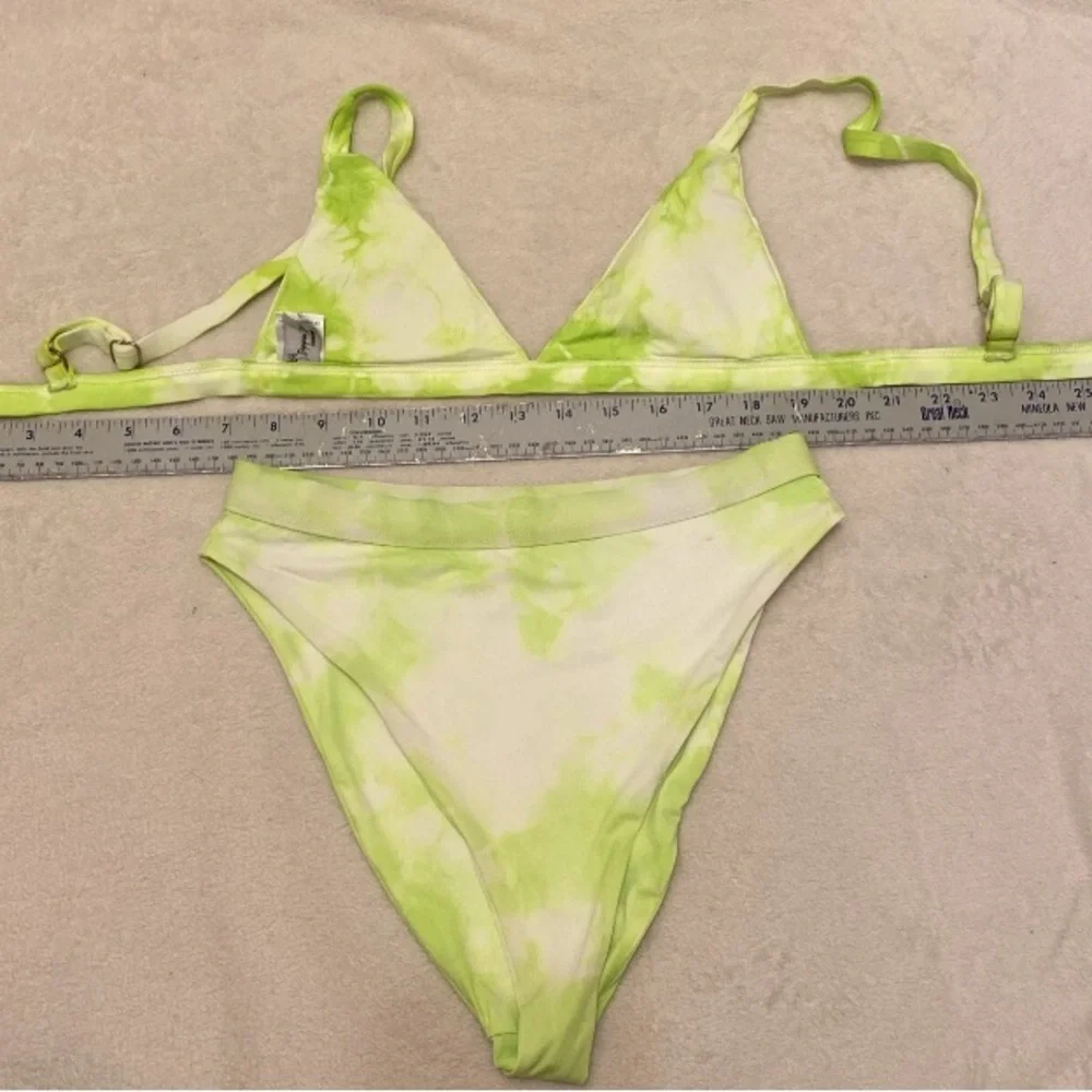 Dippin' Daisy's Neon Green Tie-Dye Bikini